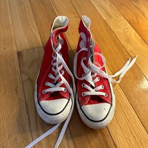 Red High Top Converse